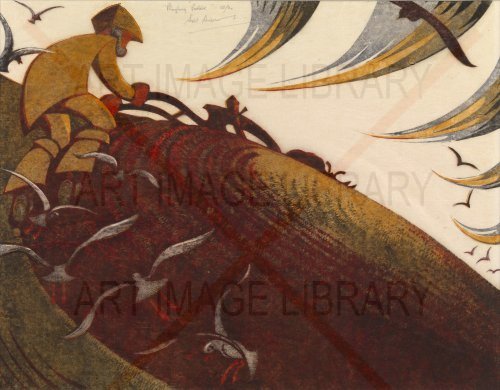 Image no. 3373: Ploughing Pasture (Sybil Andrews), code=H, ord=0, date=mid 20th century