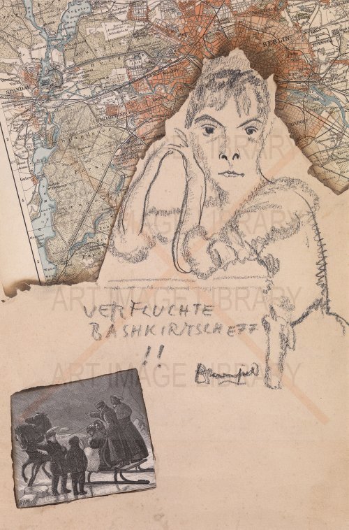 Image no. 3406: Verfluchte Bashkirtscheff!... (Erwin Blumenfeld), code=V, ord=0, date=1919