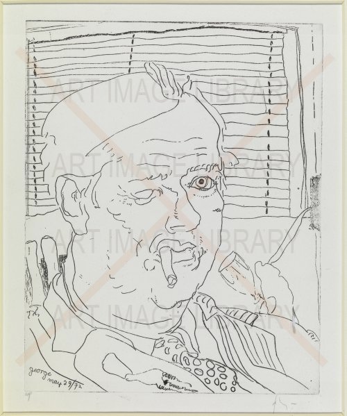 Image no. 5034: George Melly (Barry Flanagan), code=V, ord=0, date=1972