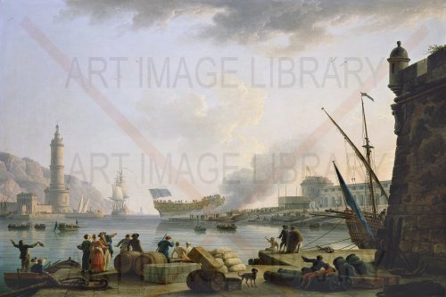 Image no. 5138: The Launch of a Warship at... (Claude Joseph Vernet), code=H, ord=0, date=-